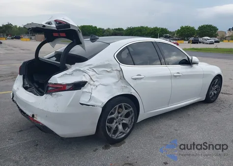 2018 Alfa Romeo Giulia Ti Awd из США, поврежденный, VIN ZARFAEEN8J7577785